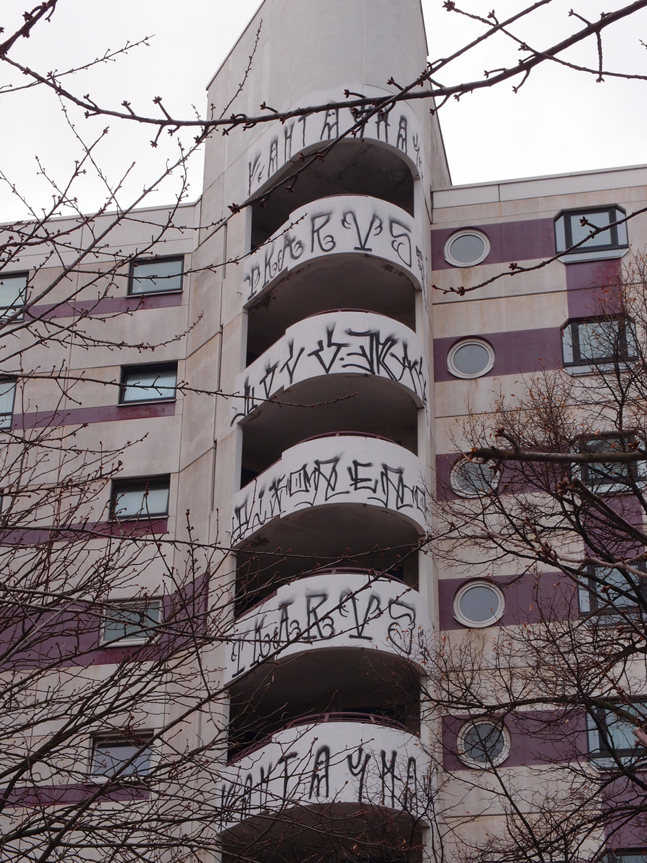 fotos de pixação em Berlim 2018/19